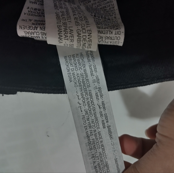 Zara Black Straight Leg Pants with Bold Side Cutouts - Picture 5 of 7